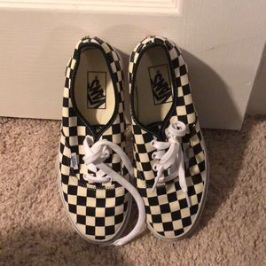Authentic goldencoast checkerboard Vans